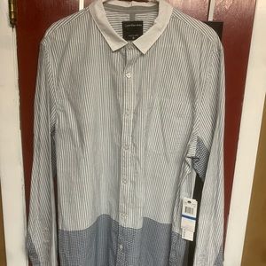 NWT Calvin Klein Jeans Two Tone Button Down (XL)